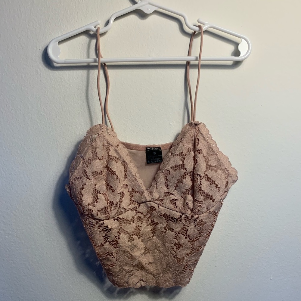 Pink crop top
